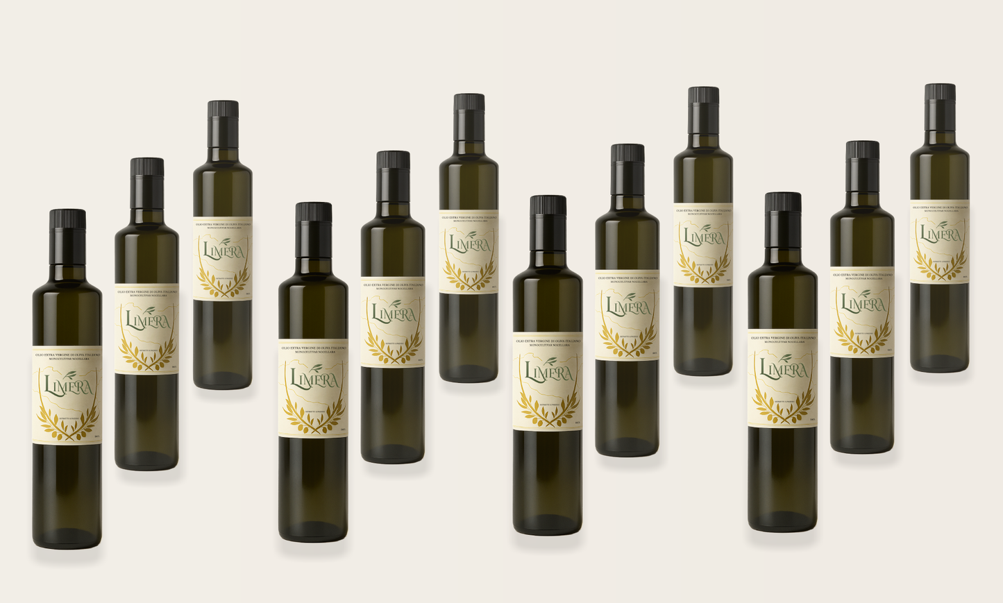 Confezione 12 bottiglie olio extravergine siciliano LIMERA